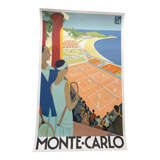 Monte Carlo poster by Roger Broders