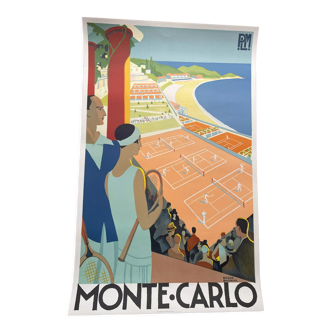 Monte Carlo poster by Roger Broders