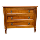 Commode trois tiroirs  de style Louis XVI