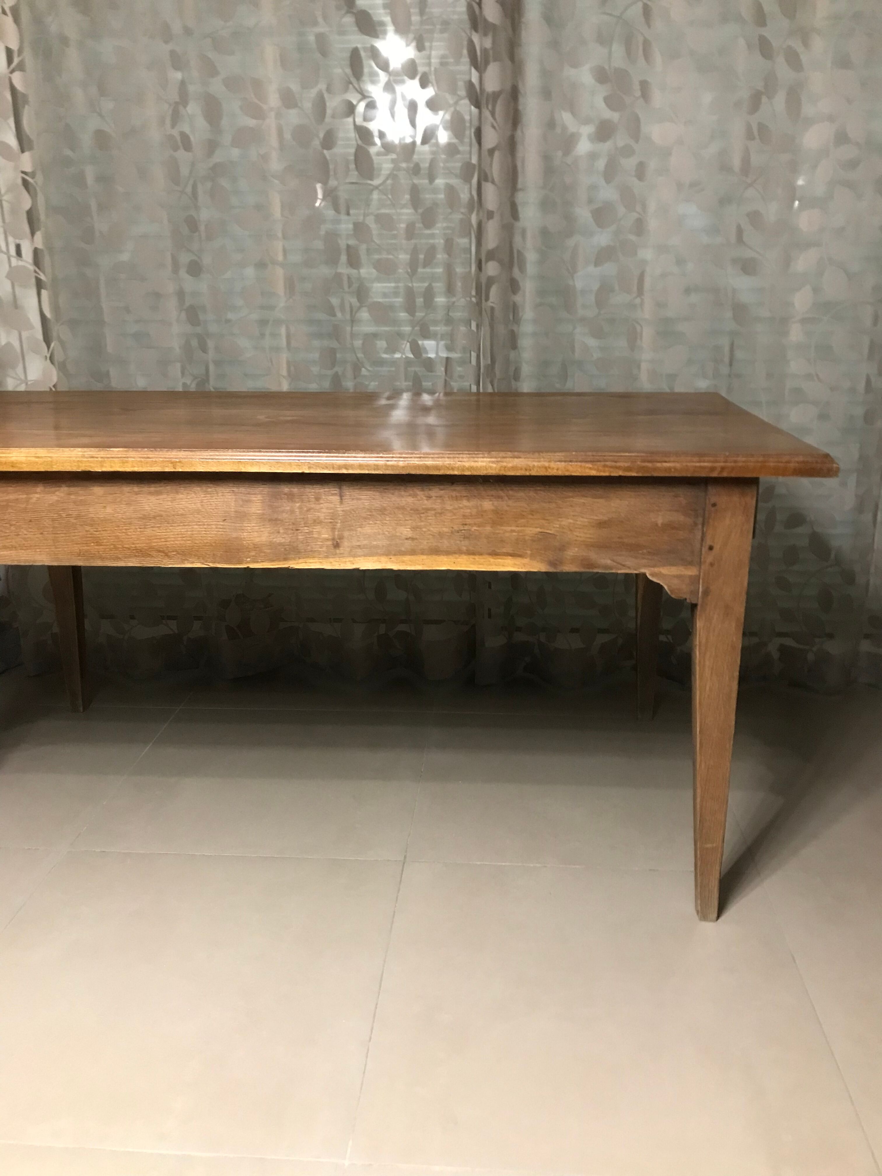 Oak farmhouse table