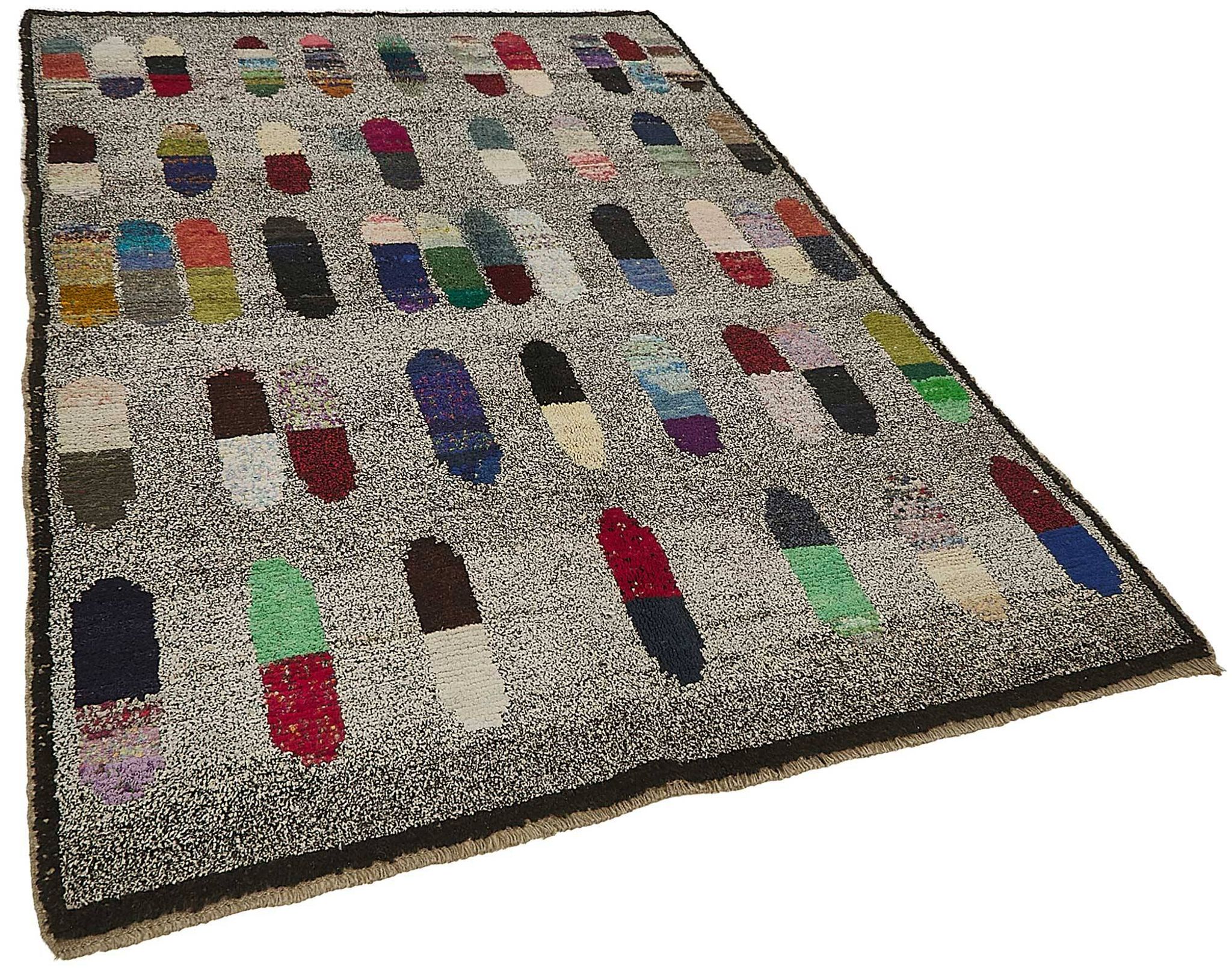 Tapis boho recyclé turc fait main 170 cm x 240 cm