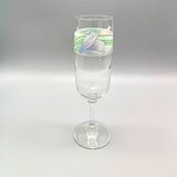 11 luminarc champagne flutes with vintage palluy motif