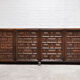 Spanish Brutalist Sideboard With Geometric Patterns, 1940s