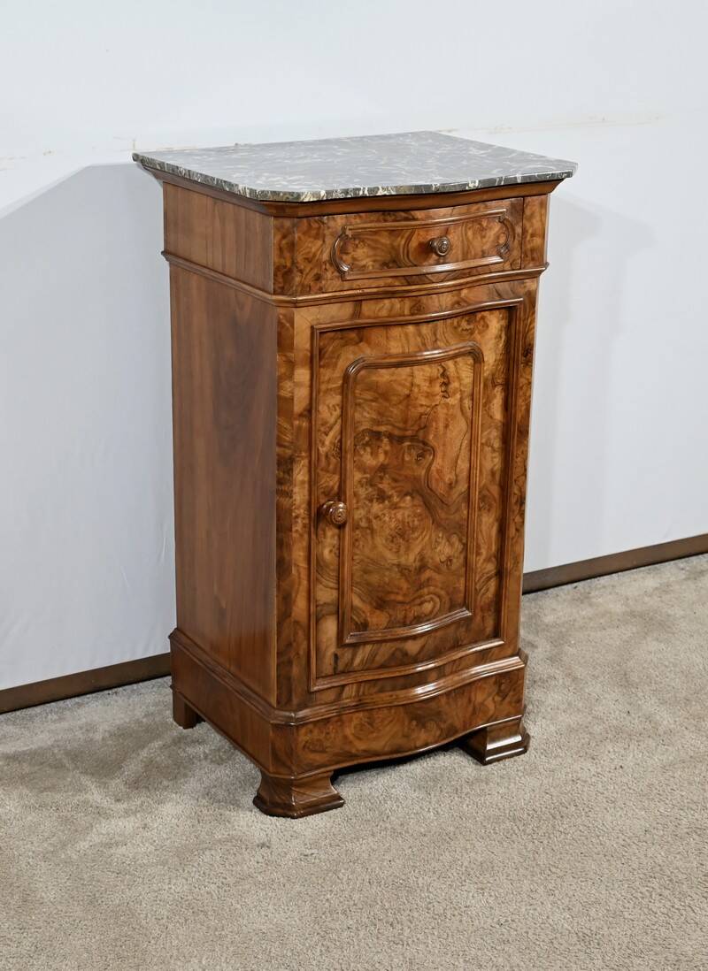 Small Walnut Bedside Cabinet – 1900