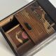 Vintage 1960 cigarette holder wooden dispenser Japan groom - 12 x 9 cm