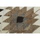 Tapis vintage turc en laine et coton beige noué à la main, années 1970