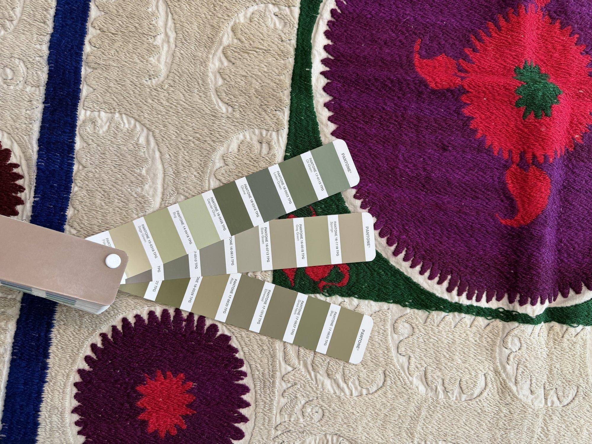 Vintage hand-embroidered tablecloth 129x132 cm