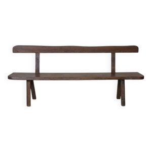 Banc brutaliste bois