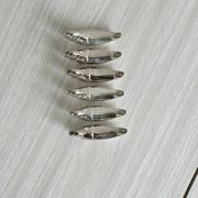 set of 6 metal knife holders in the shape of a swan,