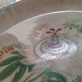 4 Old plates. Flowers. 19th