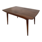 Scandinavian Style Mid Century Teak extendable Dining Table by Louis Van Teeffelen for Wébé, 1950s