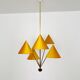 Beautiful Brass Chandelier by Rupert Nikoll