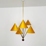 Lustre en laiton par Rupert Nikoll
