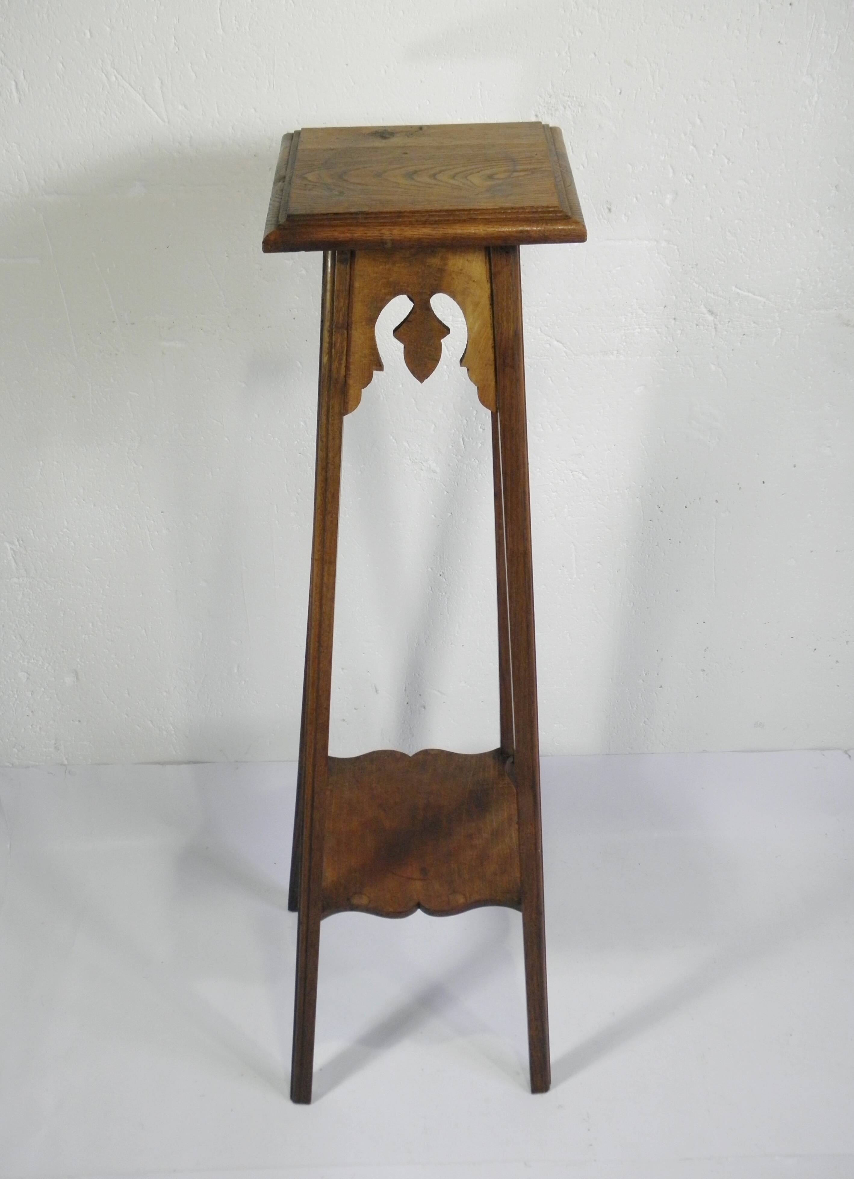Wooden stool 103 cm - early 20th century