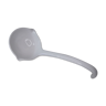 White ceramic ladle