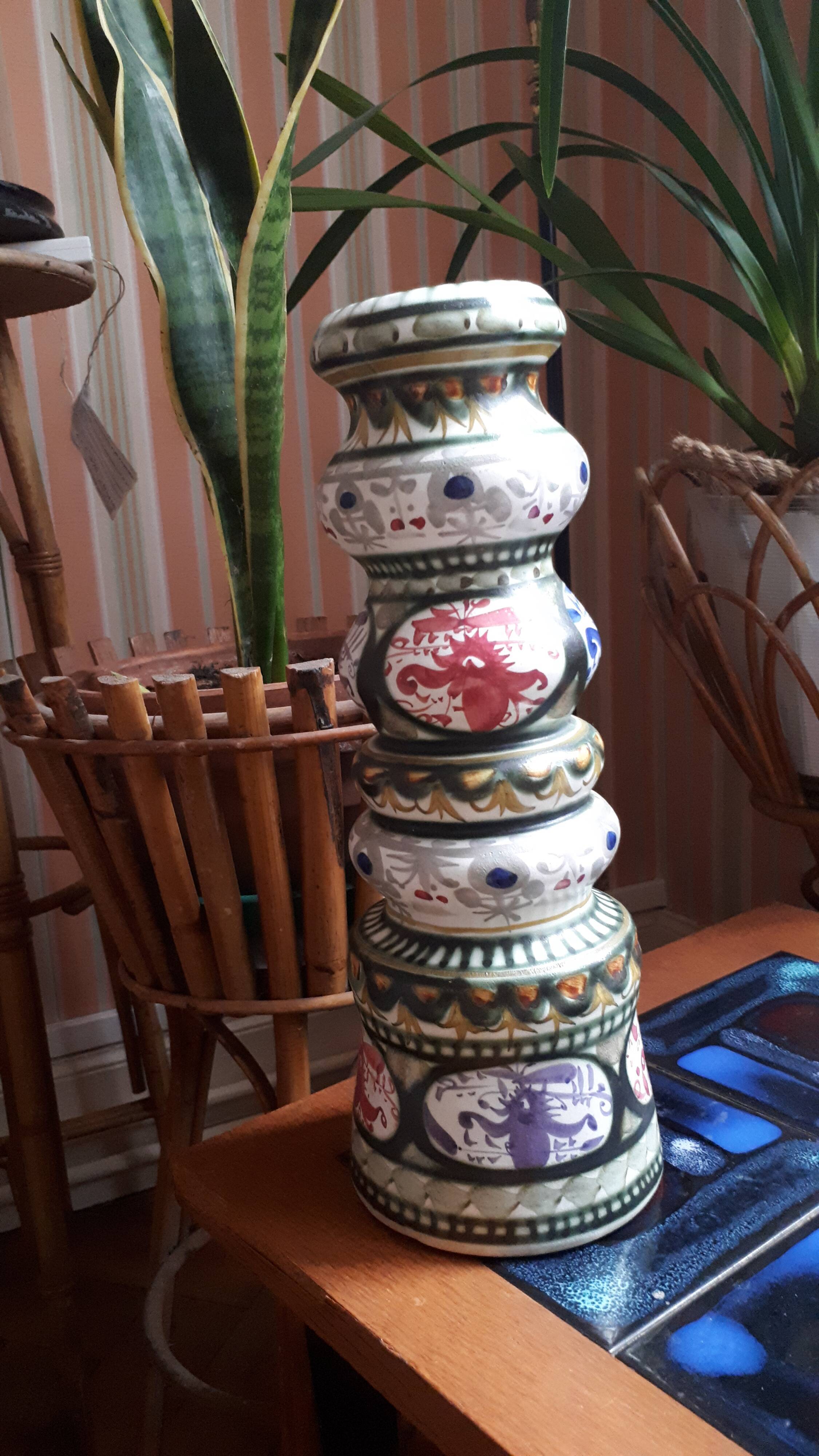 Vase Keraluc Quimper vintage
