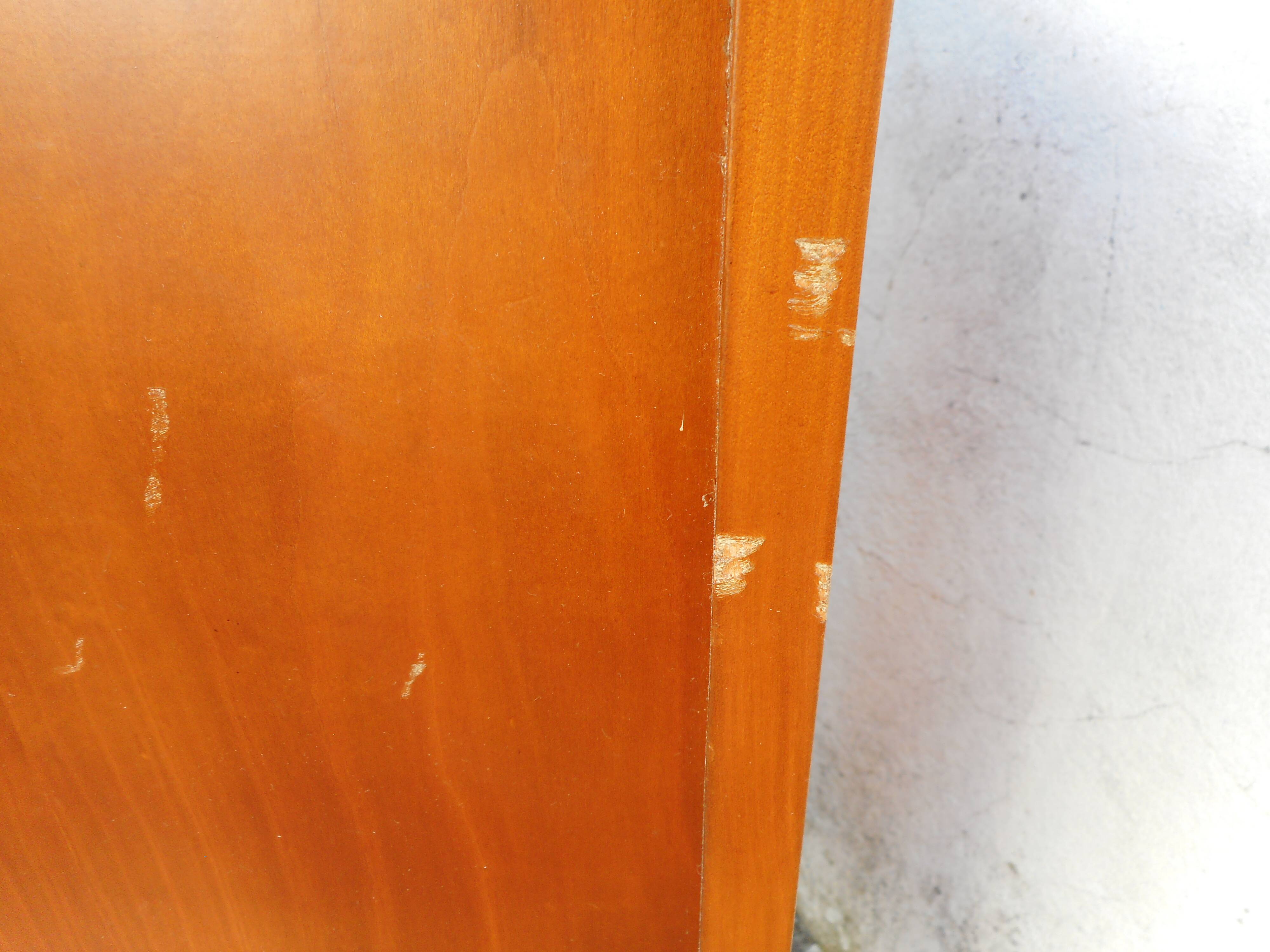 Cherry wood cabinet with 5 drawers