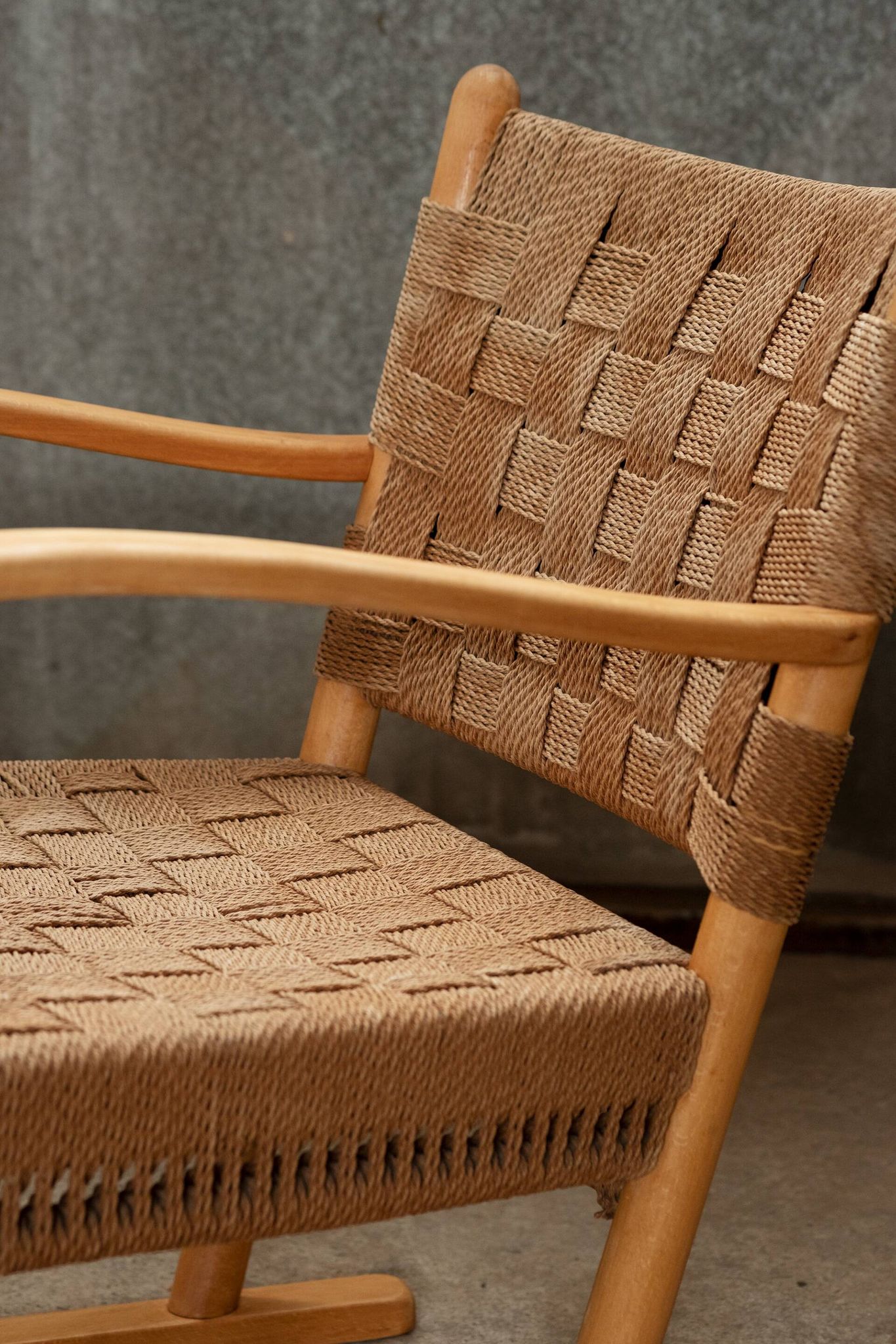 Karl Schrøder Lounge Chair Model 1641 for Fritz Hansen, 1940s Denmark