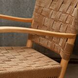 Karl Schrøder Lounge Chair Model 1641 for Fritz Hansen, 1940s Denmark