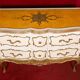 1950s Italian commodity in painted and gilded wood