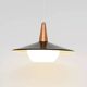 Lampe vintage en verre, Danemark années 1960