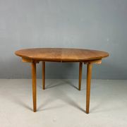 Hans J. Wegner round PP70 extendable dining table for Andreas Tuck, Denmark 1970