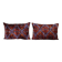 Set of 2 vintage velvet cushion covers 41x61 cm