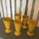 Yellow mazagrans from the 1970s