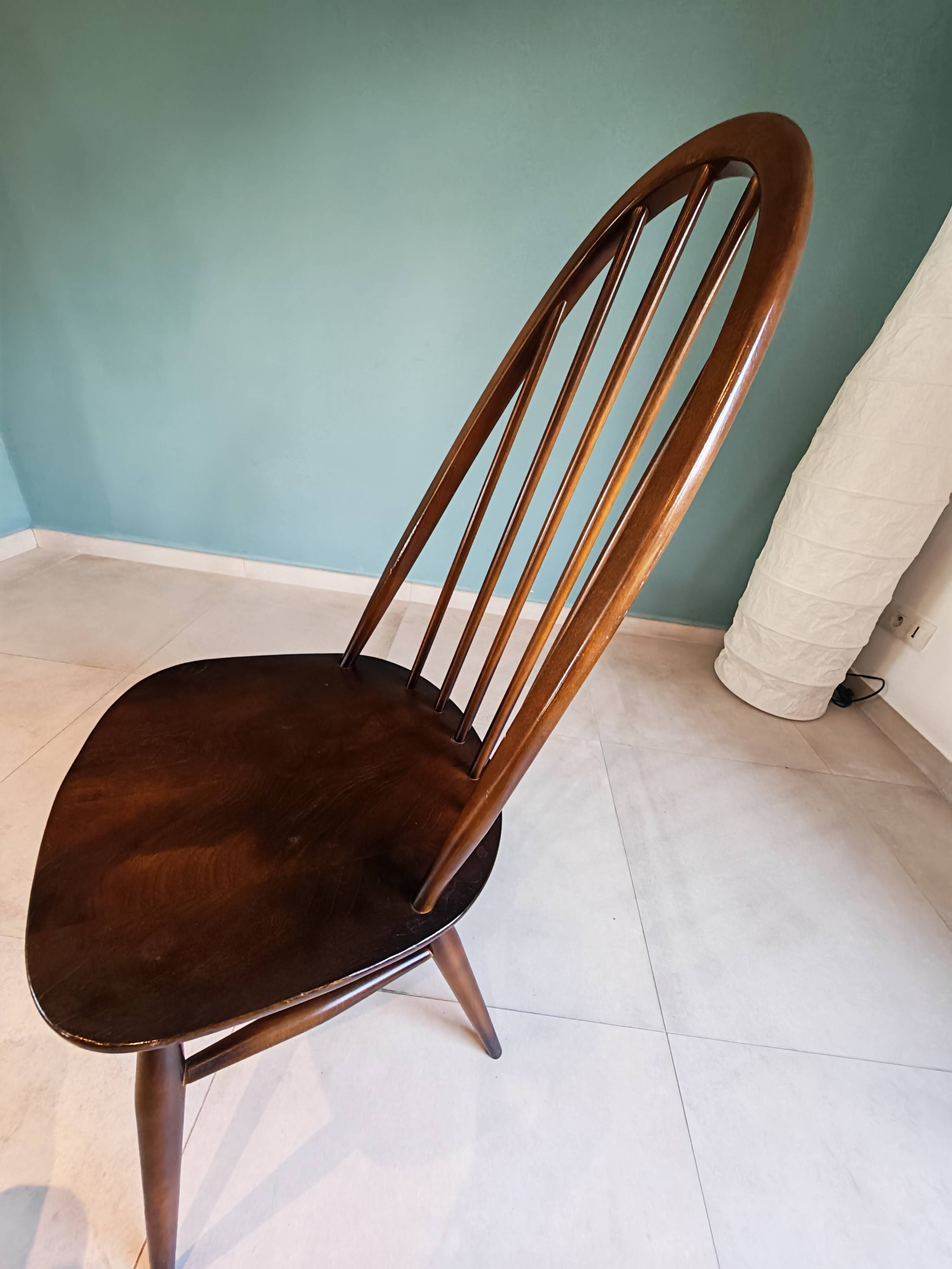 Ensemble chaise et fauteuil à barreaux attribués à Ercol Goldsmith, 1960