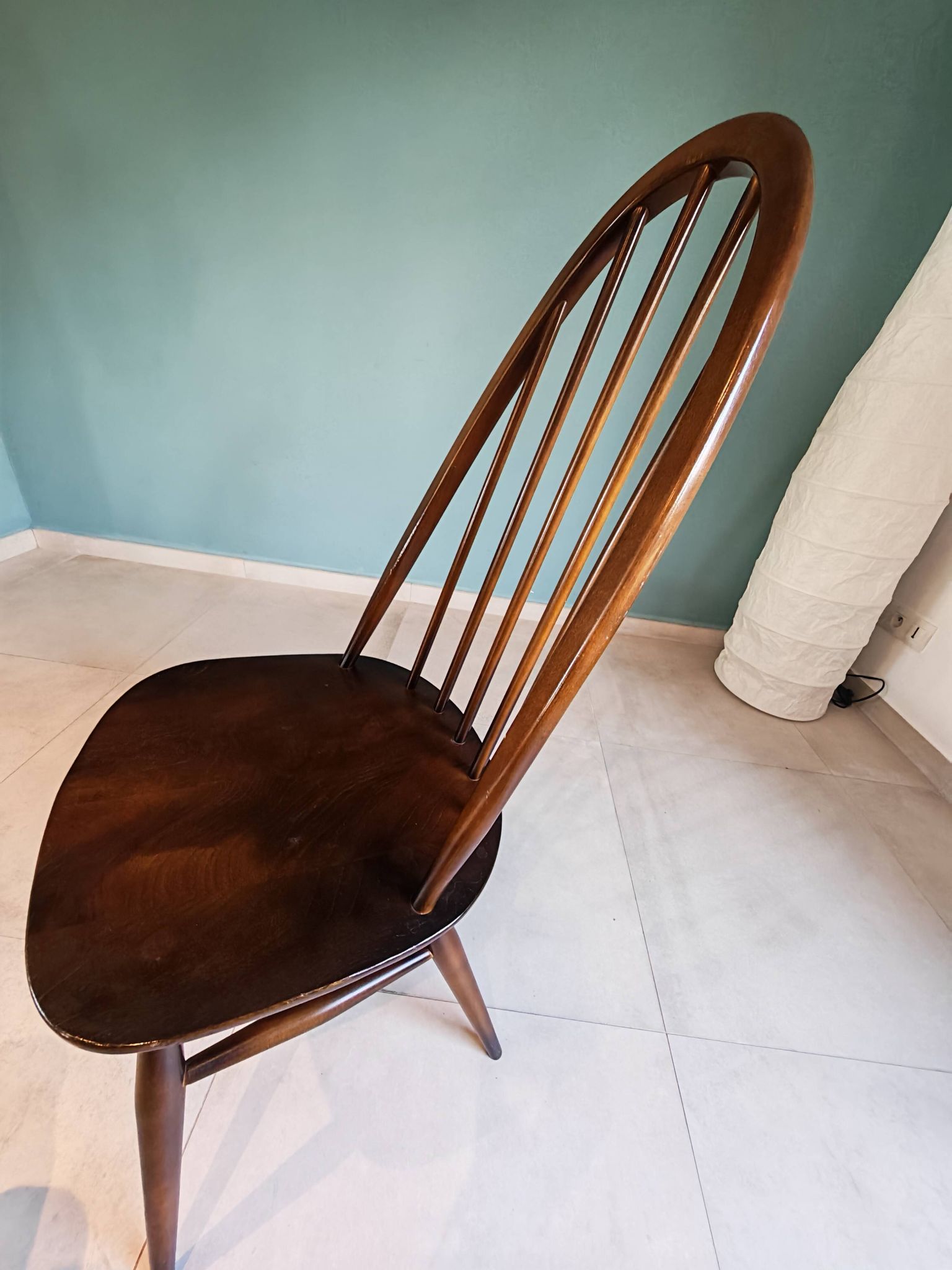 Chair & Armchair Set with Slats 1960 — Attributed to Ercol Goldsmith (St