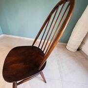 Chair & Armchair Set with Slats 1960 — Attributed to Ercol Goldsmith (St