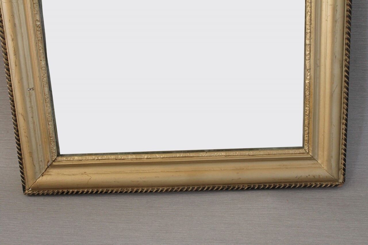 Miroir doré Louis-Philippe - 75x57cm