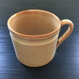 Beige stoneware pitcher
