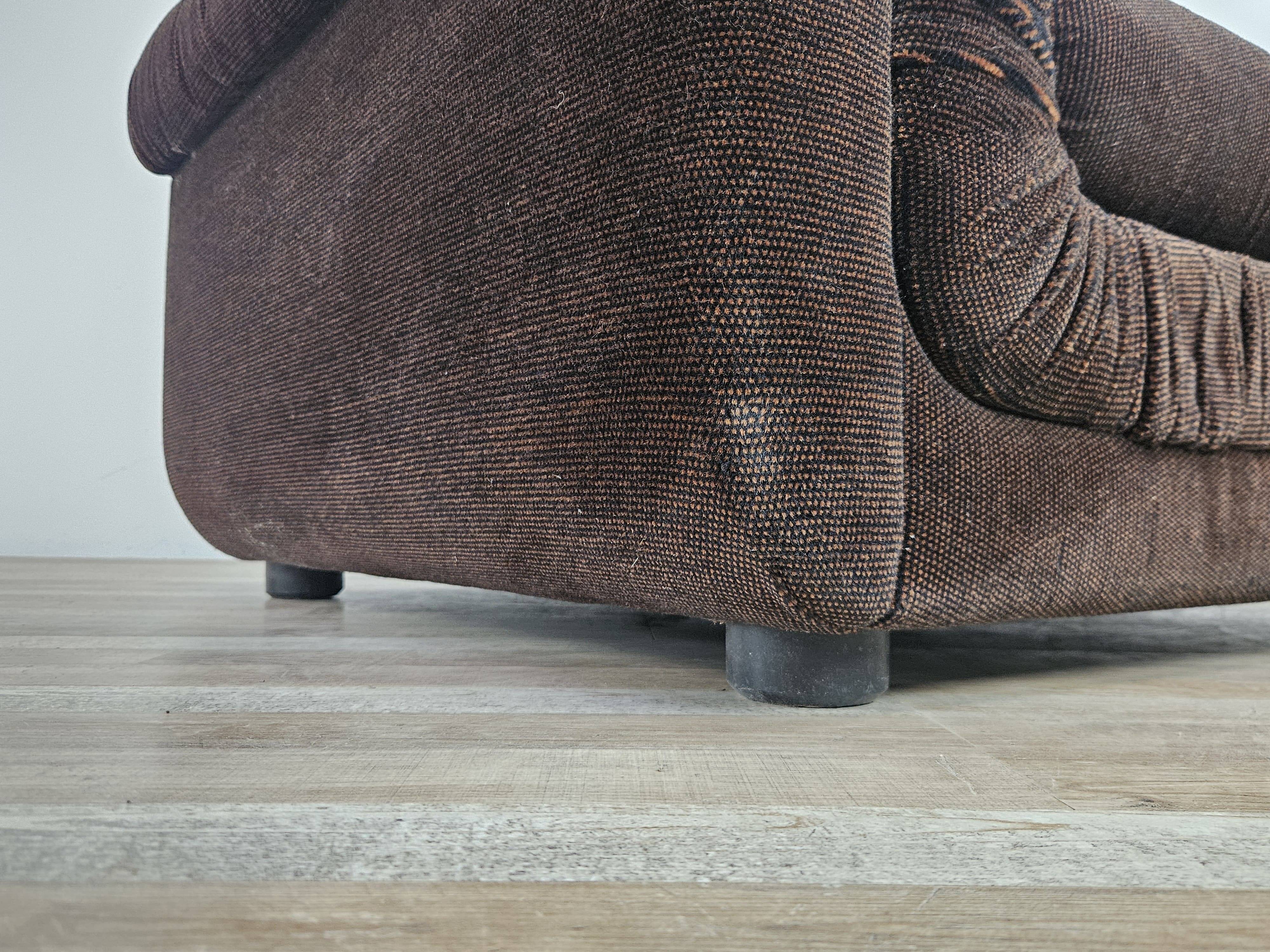 1970s fabric armchair by B&T Salotti
