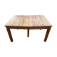 Table rectangulaire en chêne avec rallonges
