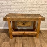 Établi ancien meuble de métier