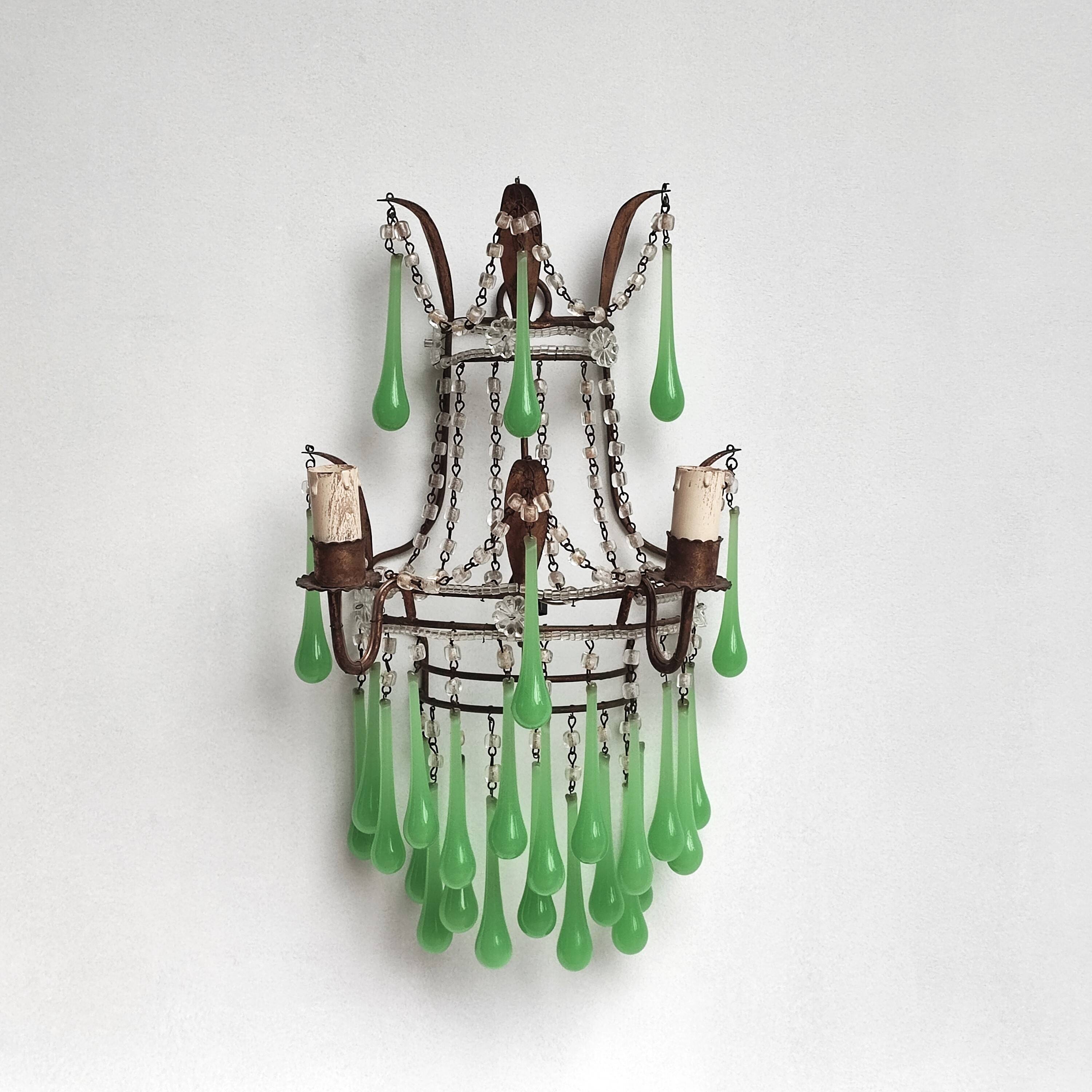 Italian tassel wall lamp