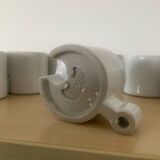 Set of 10 vintage candlesticks by Elhén Johansson