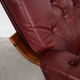 Leather swivel armchair, Danish design, 1970s, made in Denmark