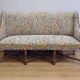 Important Estate Bench with Floral Fabric, Louis XIV Period – Early 18th Century