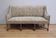 Important Estate Bench with Floral Fabric, Louis XIV Period – Early 18th Century