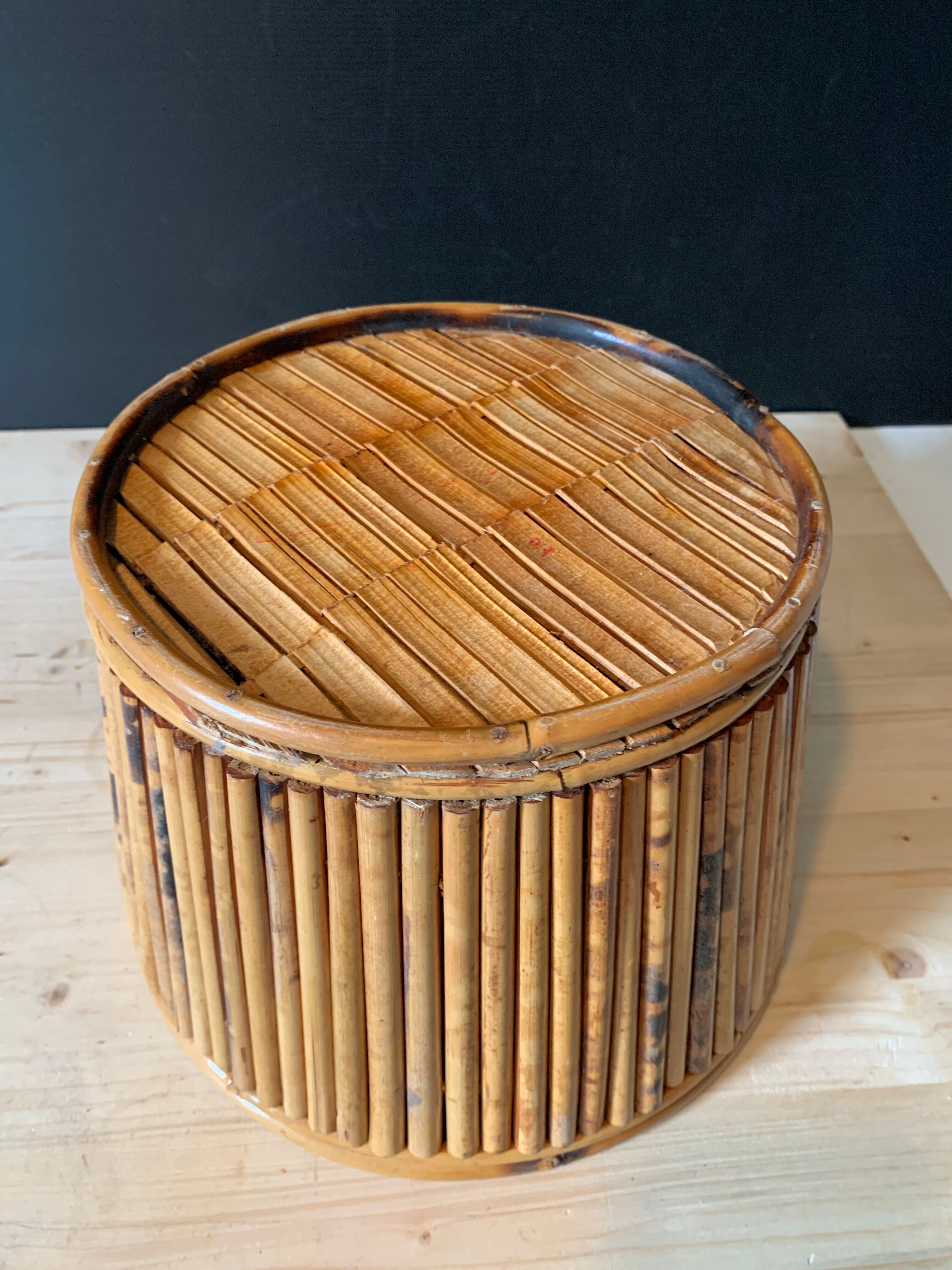 Rattan pot cover