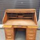 Bureau américain en chêne et son fauteuil