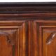 Louis XIII wardrobe in solid walnut