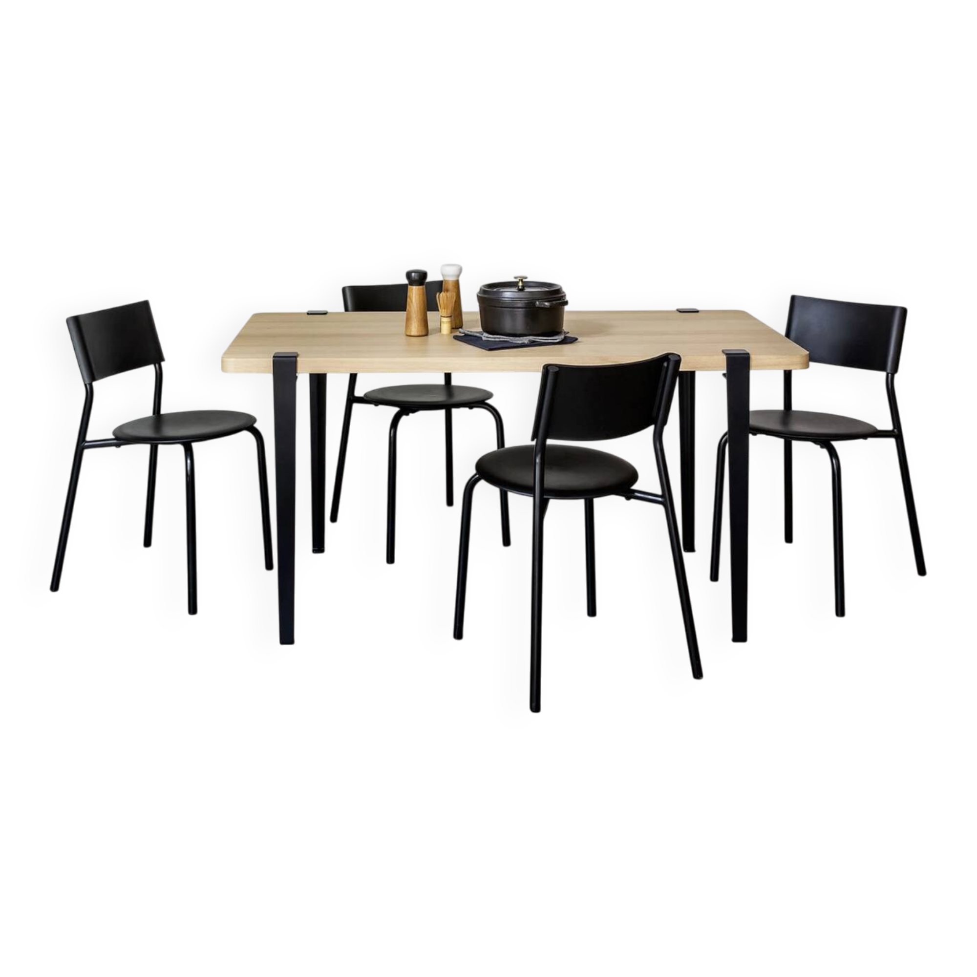 Tiptoe dining table - eco-certified wood