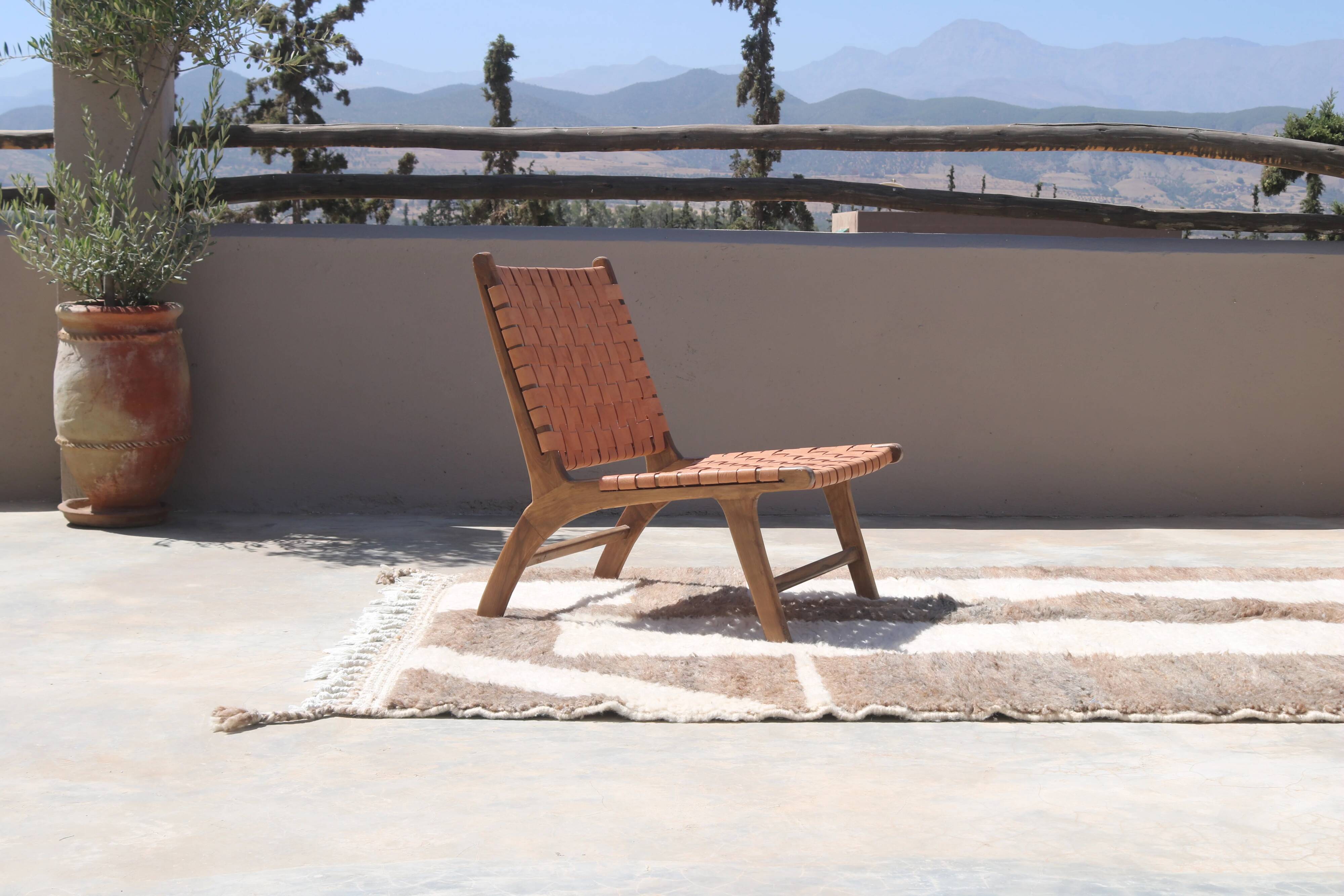 Handwoven Beni Ouarain rug 255×160 cm - AZ820