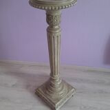 Louis XVI style column in lacquered wood