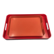 Orange and red plastic breakfast tray zak! & china vintage