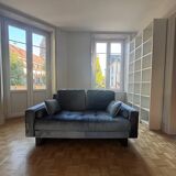 Two 3-seater sofas