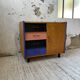 Meuble commode colorée années 60